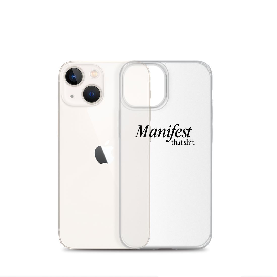 Manifest That Sh*t Phone Case (black)