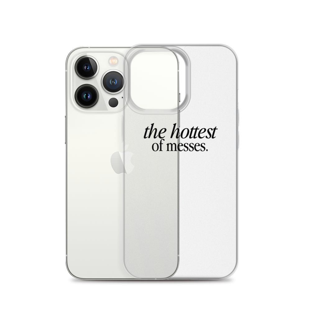 The Hottest of Messes Phone Case (black)