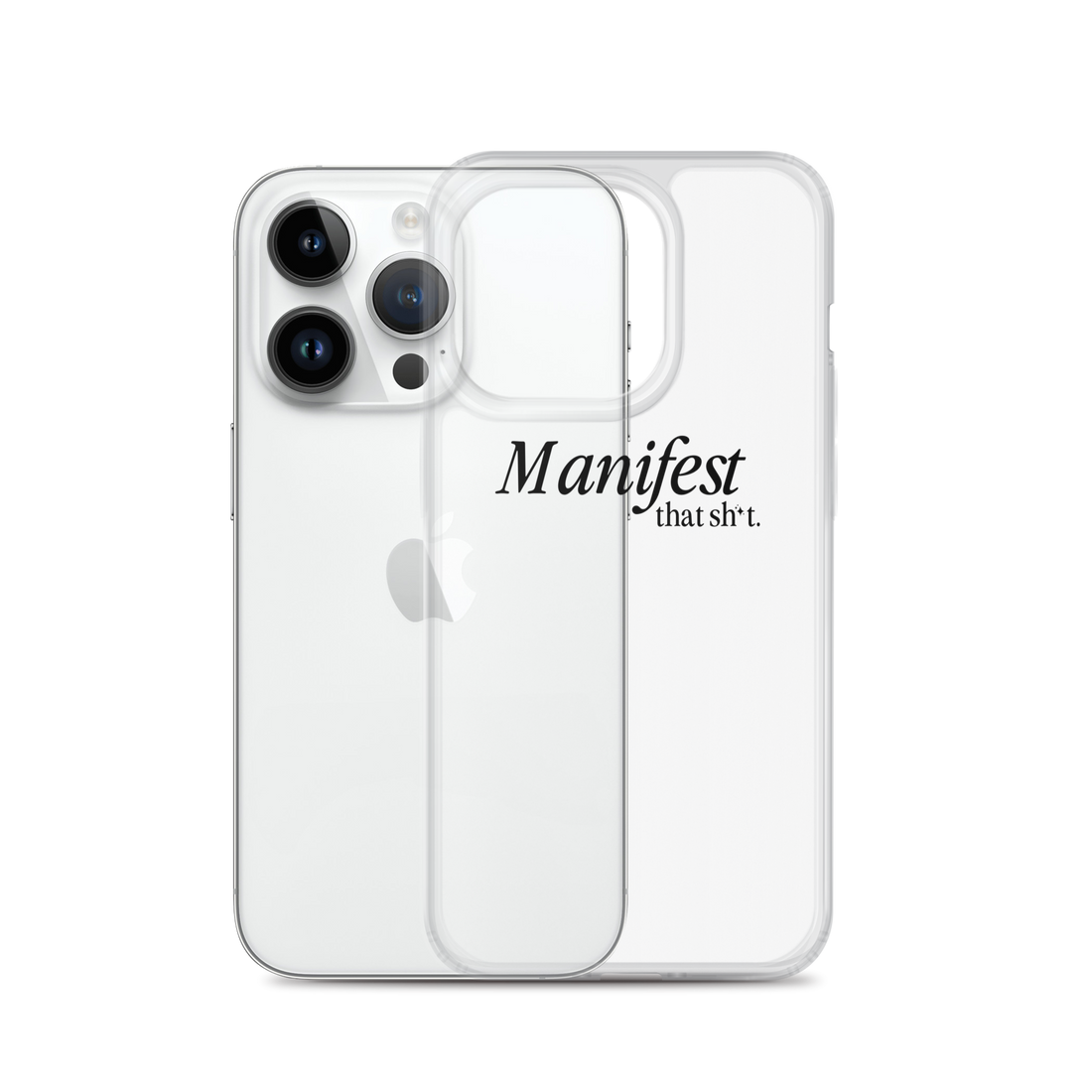 Manifest That Sh*t Phone Case (black)